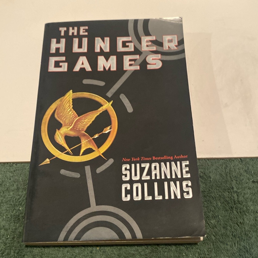 “The Hunger Games,” paperback, first book of trilogy
